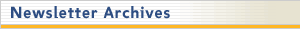 Newsletter Archives